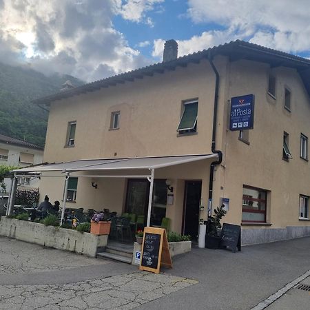 Hotel Ristorante Pizzeria Al Posta, Con Alogio Malvaglia Esterno foto